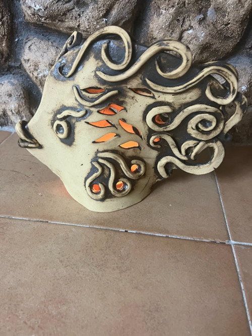 ,,Rybička,, soška-svícínek, originál