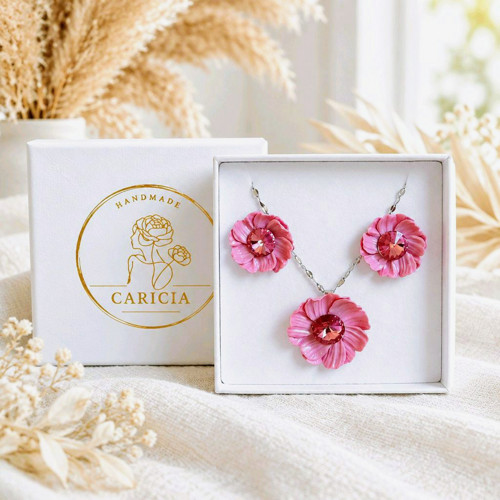 Květinová sada se Swarovski elements