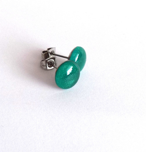 Perleťové zelené 10 mm z oceli