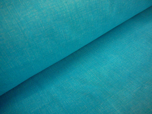 Metráž - režný efekt tyrkysový - posledních 70cm