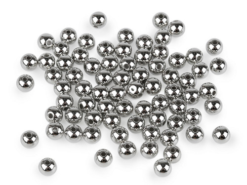 Plastové voskové korálky/perly 8mm (10g)