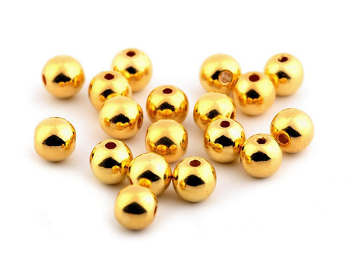 Plastové voskové korálky/perly 8mm (10g)