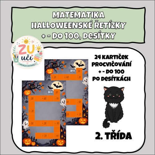 Halloweenské řetízky do 100 po desítkách