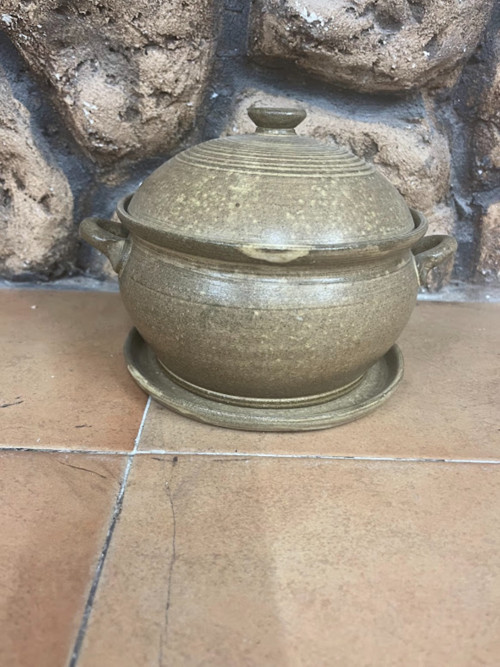Keramická zapékací mísa16cm s víkem a táckem