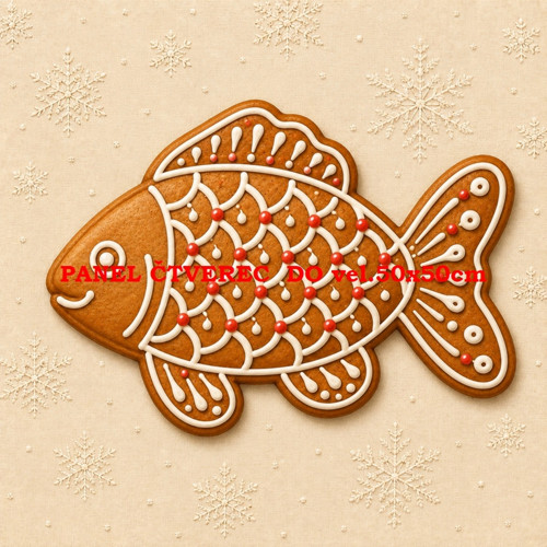 Bavlněný panel 10x10 cm - skladem