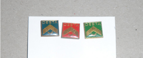 3x jehlicový ODZNAK • Desta — foto 1