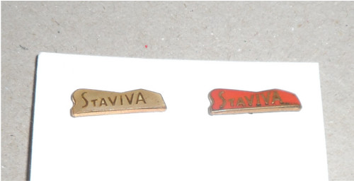 2x jehlicový ODZNAK • Staviva