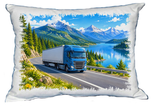 Moon River Scania nákladní auto polštářek 30 x 40