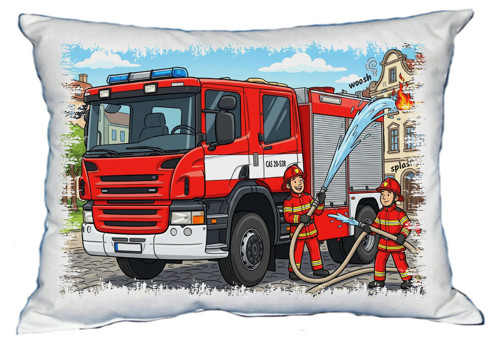 Moon River SCANIA hasičské auto hasiči polštářek