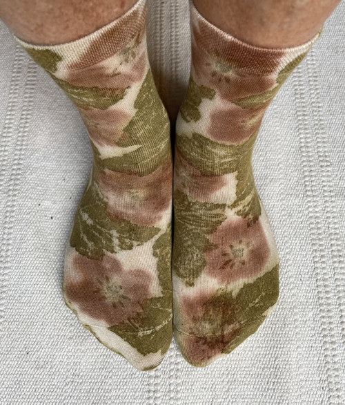 Ponožky ecoprint