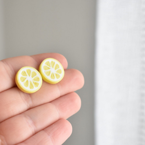 Náušnice citron