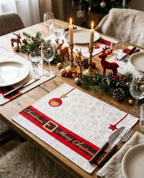 Sváteční prostírky “Merry Christmas “