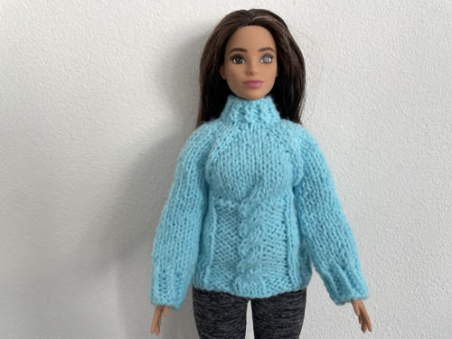 Svetr pro Barbie baculka