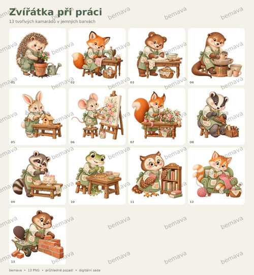 Pracující zvířátka