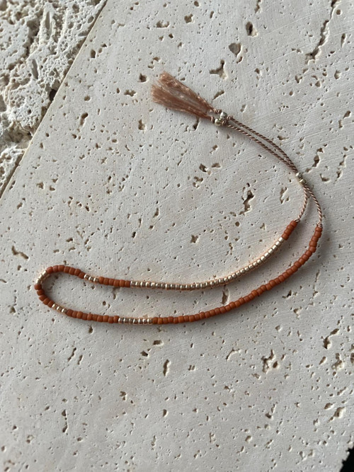 Náramek z miyuki korálků Delicate