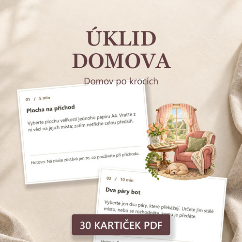 Domov po krocích | 30 kartiček PDF