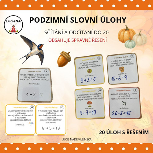 Podzimní Slovní Úlohy