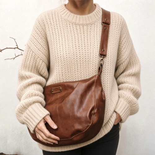 Taška HOBO style brown