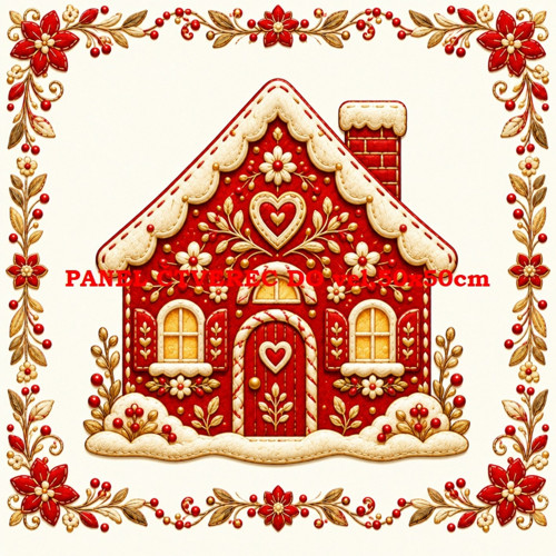 Bavlněný panel 10x10 cm - skladem