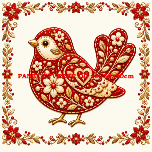 Bavlněný panel 10x10 cm - skladem