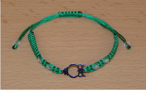Shamballa náramek - nerez - Sova