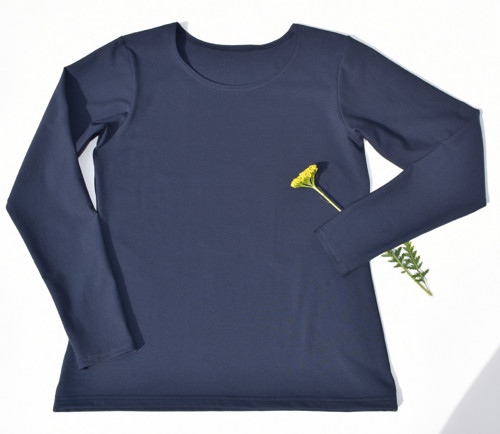 Dámské basic tričko - MIDNIGHT BLUE, vel. 32-48
