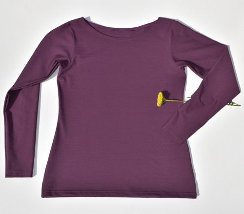 Dámské basic tričko - MIDNIGHT PURPLE, vel. 32-48