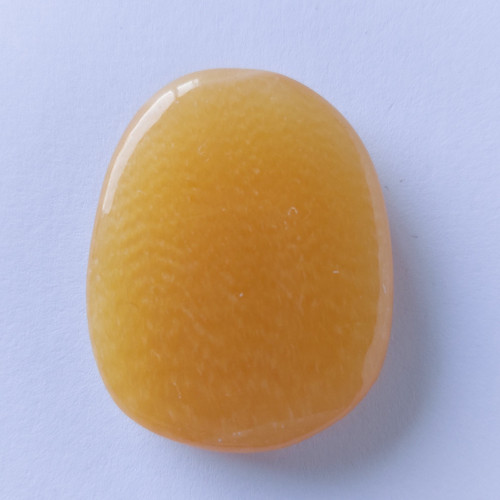 Kalcit oranžový – leštěná placička 43 mm