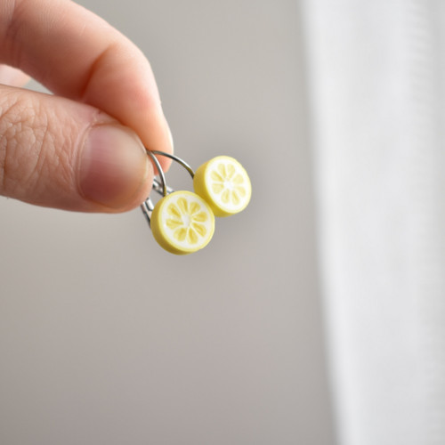 Náušnice citron
