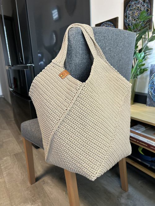 Háčkovaná taška "squarebag"