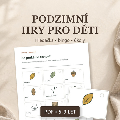 Podzim venku | Pátrací hry PDF