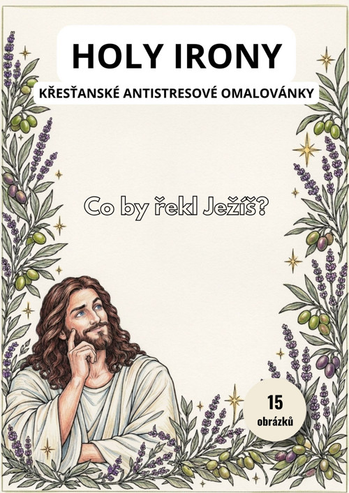 Křesťanské antistresové omalovánky - Ježíš