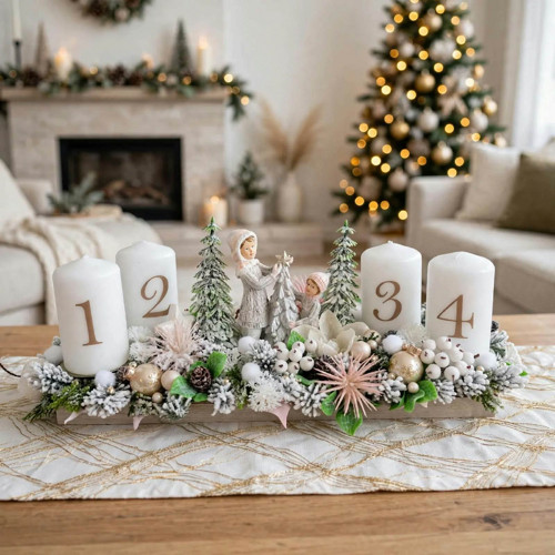 Adventní svícen - 44 cm — foto 1
