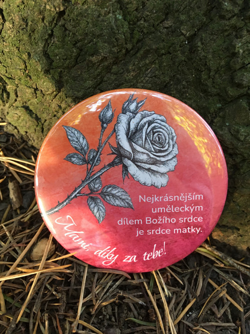 Srdce matky – zrcátko 75 mm