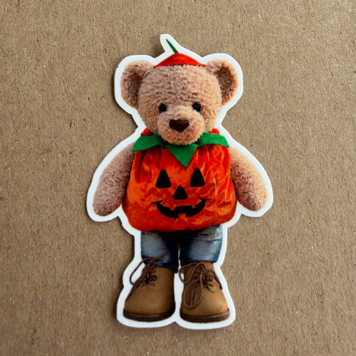 Samolepka "Toby Halloweenská dýně"