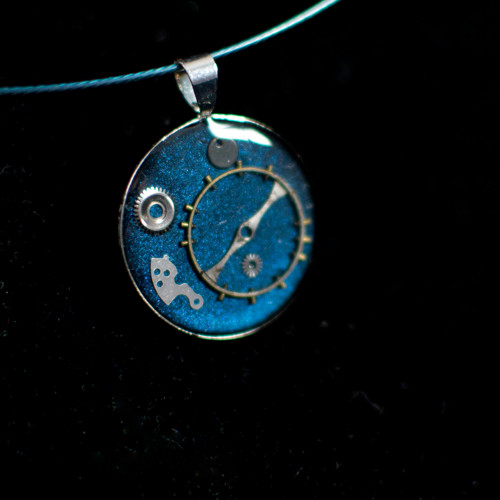 1414 náhrdelník steampunk