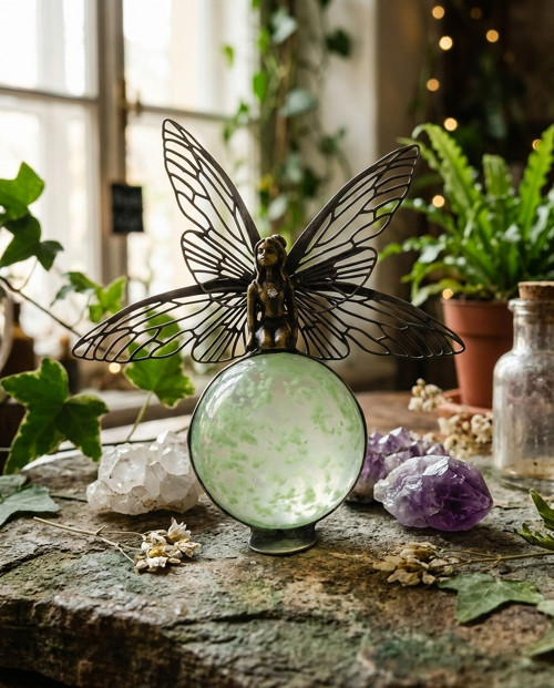 Víla světluška...dekorace...(svítí ve tmě)