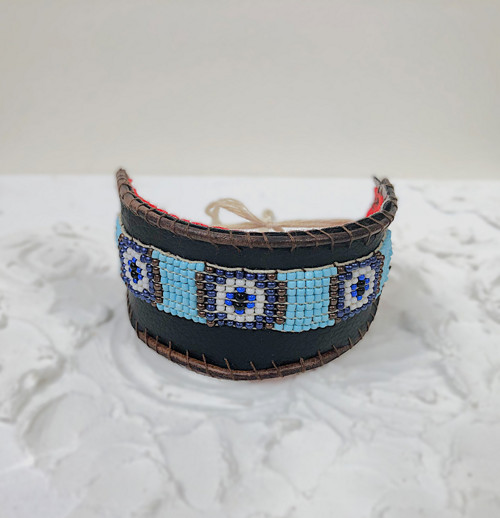 Dámský - ručně tkaný náramek Evil Eye