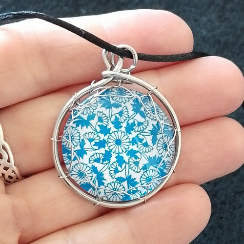 Přívěsek modrá mandala