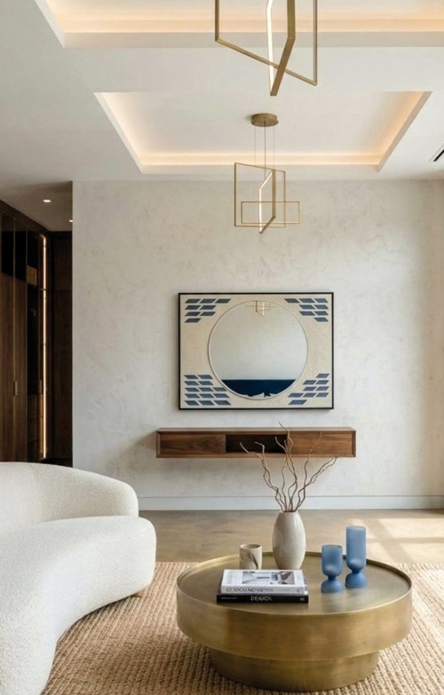 STONE - designové zrcadlo s geometrickým rámem