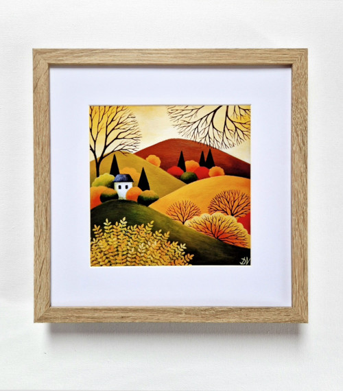 Babí léto - tisk v rámu (28x28 cm) — foto 1