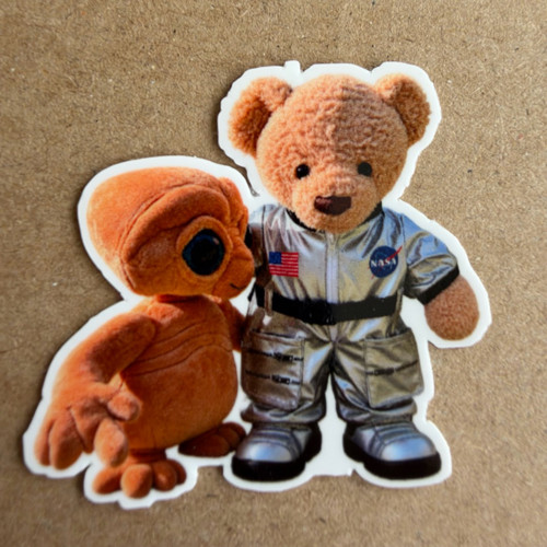 Samolepka "Toby astronaut a E.T."