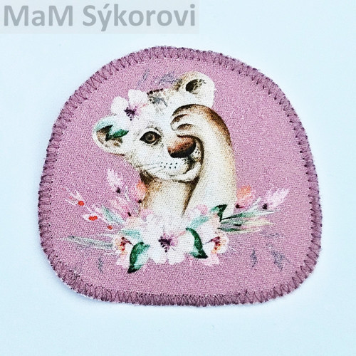 Nažehlovací záplata stydlivá lvice