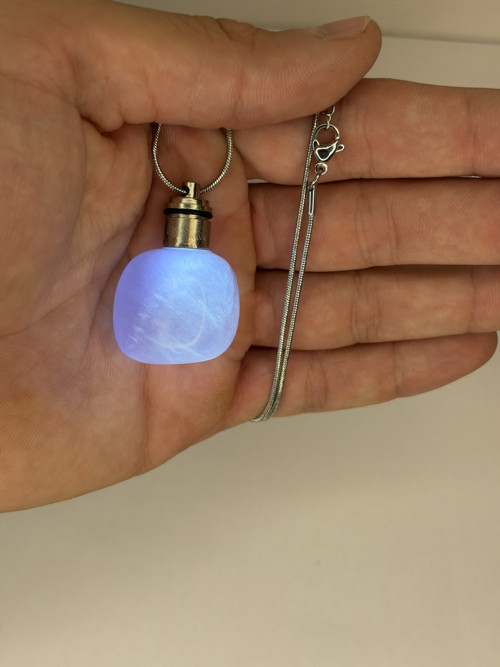 Svítící náhrdelník Fluorit — foto 1
