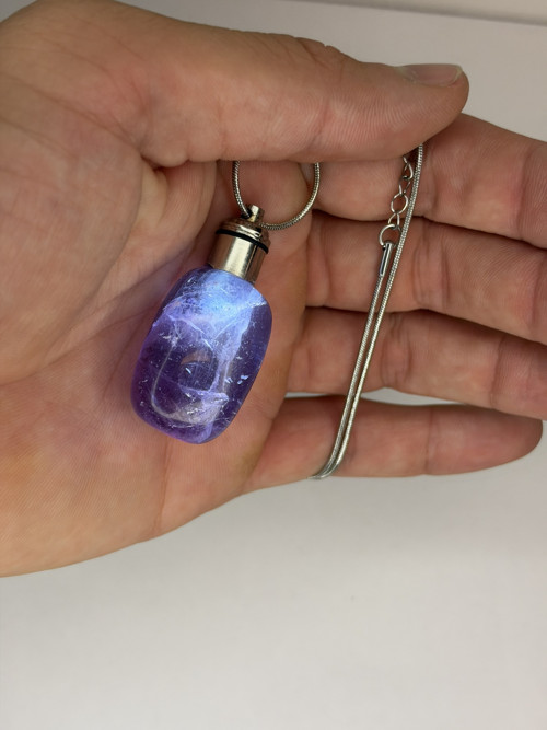 Svítící náhrdelník Fluorit — foto 1