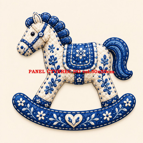 Bavlněný panel 10x10 cm - skladem