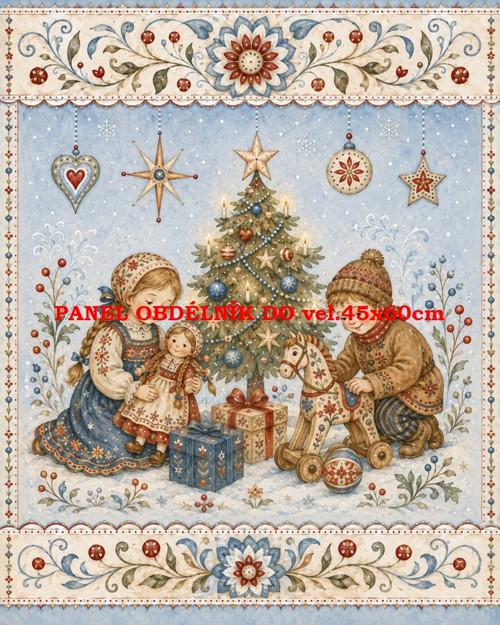 Bavlněný panel 8x10 cm - skladem