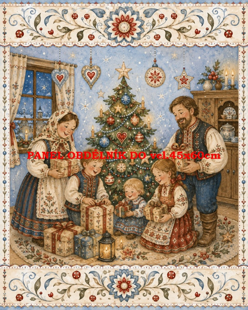 Bavlněný panel 8x10 cm - skladem
