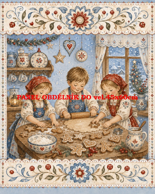 Bavlněný panel 8x10 cm - skladem