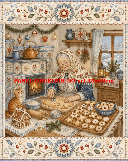Bavlněný panel 8x10 cm - skladem
